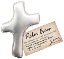 "Blank" Scroll Palm Cross