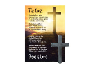 Pocket Cross with Verse Card