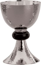 St. Patrick Hammered Finish Sterling Silver Chalice