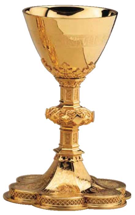Gold Plated Chalice