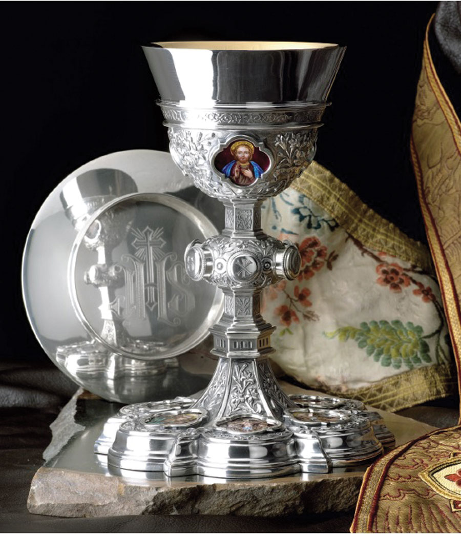 Gothic Chalice & 6 1/4 Scale Paten