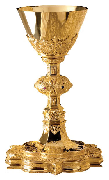 Gothic Chalice and 6 1/4" Scale Paten