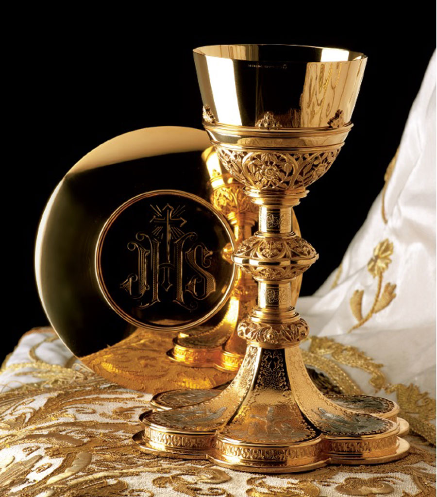 Life of Christ Chalice & 6 1/4 Scale Patem