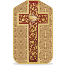 Cross With Lamb Design