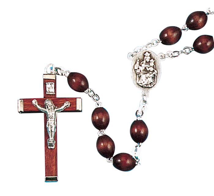 Brown Wooden Rosary