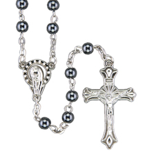 Hematite First Communion Rosary