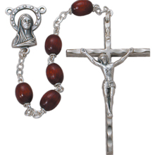 Silver Oxidized Rosary