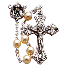 Silver Oxidized Rosary