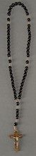 Black Italian Lindenwood Full Color Rosary