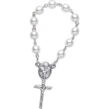 One Decade Rosary - White
