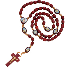 Divine Mercy wooden Rosary