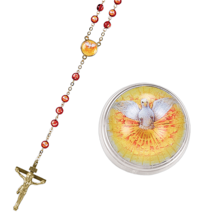 Holy Spirit Rosary and Box