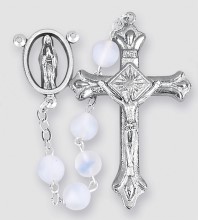 White Moonstone Rosary