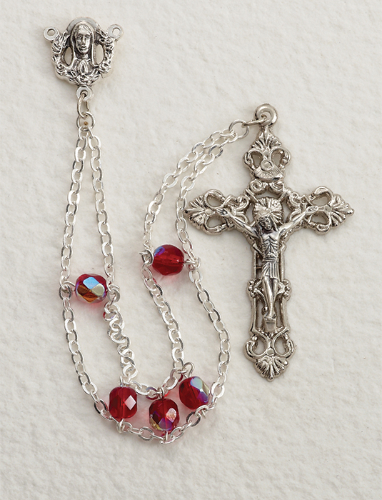 Ladder to Heaven Ruby Rosary