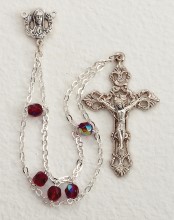 Ladder to Heaven Garnet Rosary