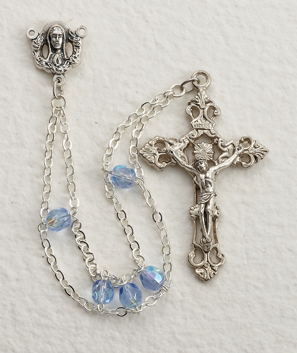 Ladder to Heaven Blue Rosary