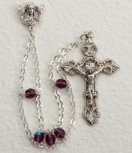Ladder to Heaven Amethyst Rosary
