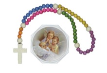 Colored Wood Child's First Rosary