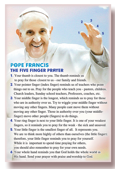 Discover the Power of Pope Francis's Five Finger Prayer: A Simple Guide to Deepen Your Faith