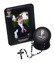 Black First Communion Rosary