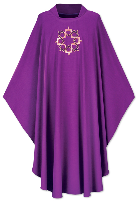 Cross Of Thorns Roll Collar Chasuble
