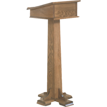 One Shelf Lectern