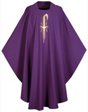 CHASUBLE-ADVENT CHI RHO DESIGN