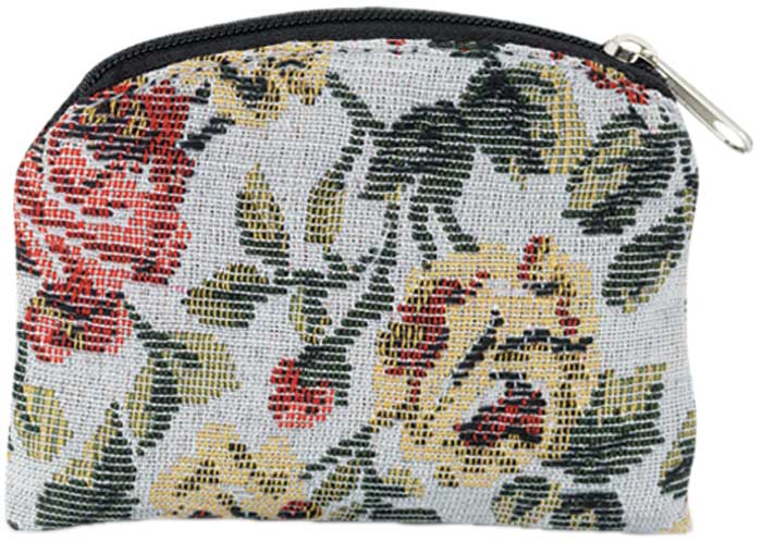 Brocade Tapestry Rosary Case