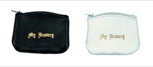 Leather Zipper Rosary Case