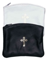 Large Leather Zipper Rosary Case
