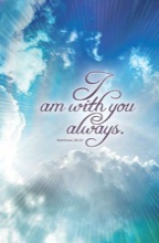 "I Am With You Always" Funeral Bulletin
