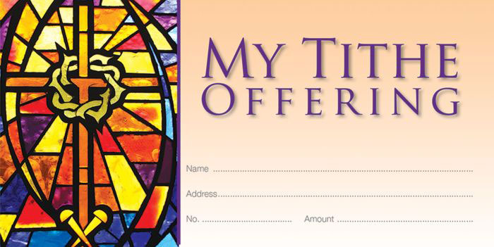 Cross/Tithe Offering Envelope