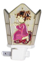 Praying Girl Child Night Light