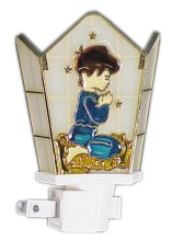 Praying Boy Child Night Light