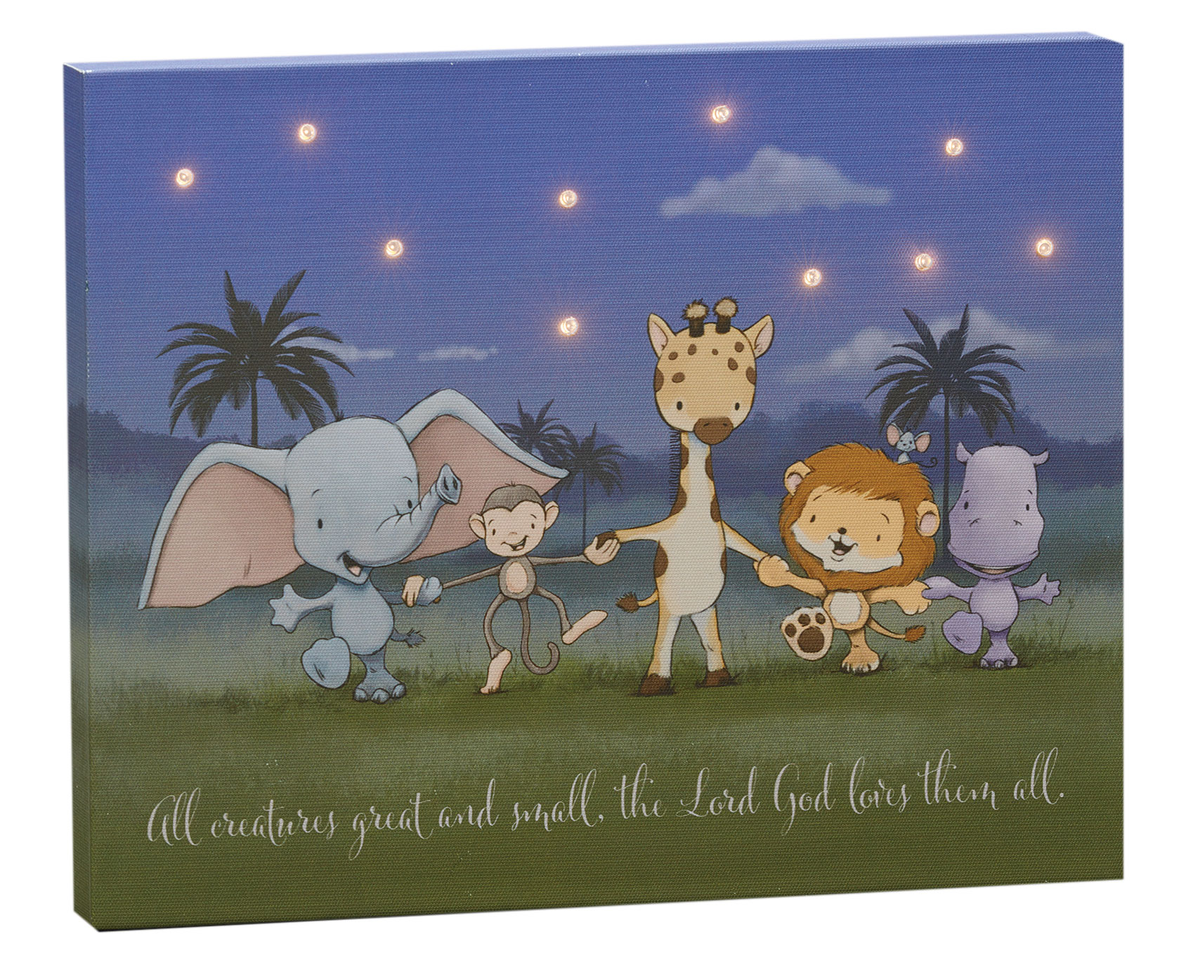 All Creatures Great and Small Backlit LED Plaque