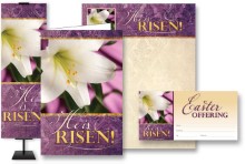 Easter - He is Risen! Standard Size Bulletin
