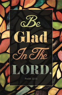 Be Glad In The Lord Inspirational Bulletin