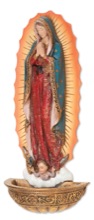 Our Lady of Guadalupe Holy Water Font