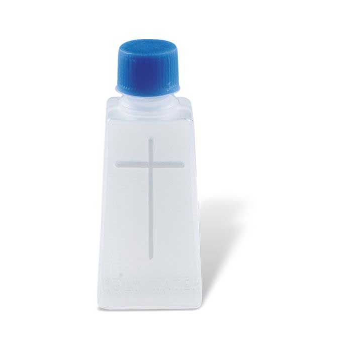 Small 1 Oz. Plastic Holy Water Bottle. 38-1505. Tonini Church Supply