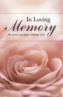IN LOVING MEMORY BULLETIN
