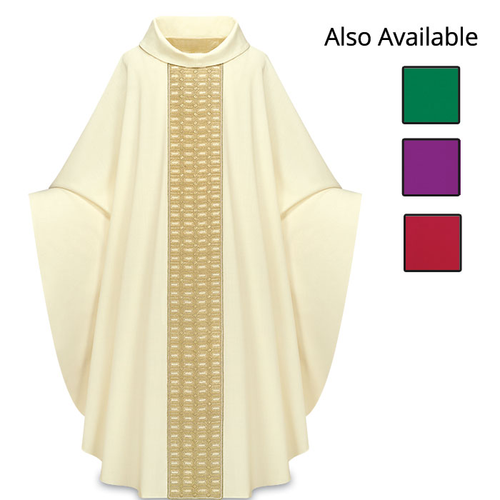Brugia Gothic-cut Chasuble