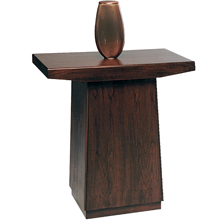 Wood Urn Stand