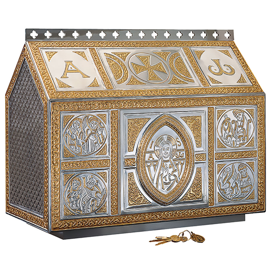 Tassilo Tabernacle /Brass Silver Plated
