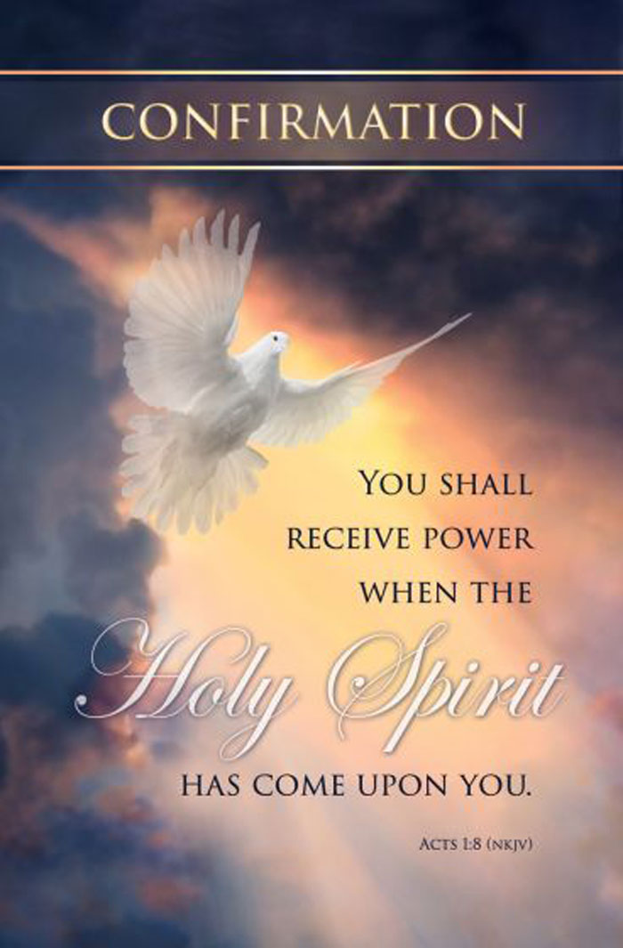 Confirmation The Holy Spirit Bulletin