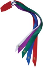12" Satin Ribbon Book Markers