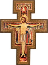 SAN DAMIANO FRAMED WALL CROSS