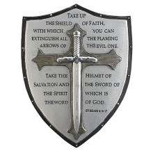 Armor of God Shield Wall Plaque