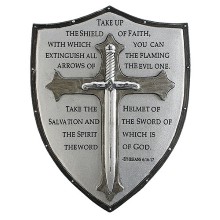 Armor of God Shield Wall Plaque