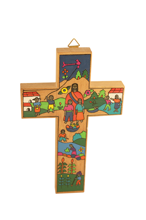 Christ of the Community Wooden Wall Cross