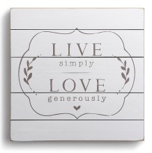 Live and Love Panel Wall Art